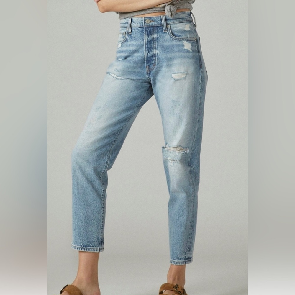 Lucky Brand Women’s High Rise Mom Drew Jeans Size 0/25A